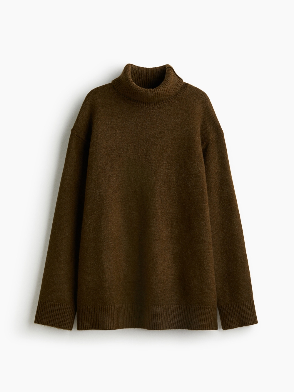 H&M Olive Brown Turtleneck Sweater